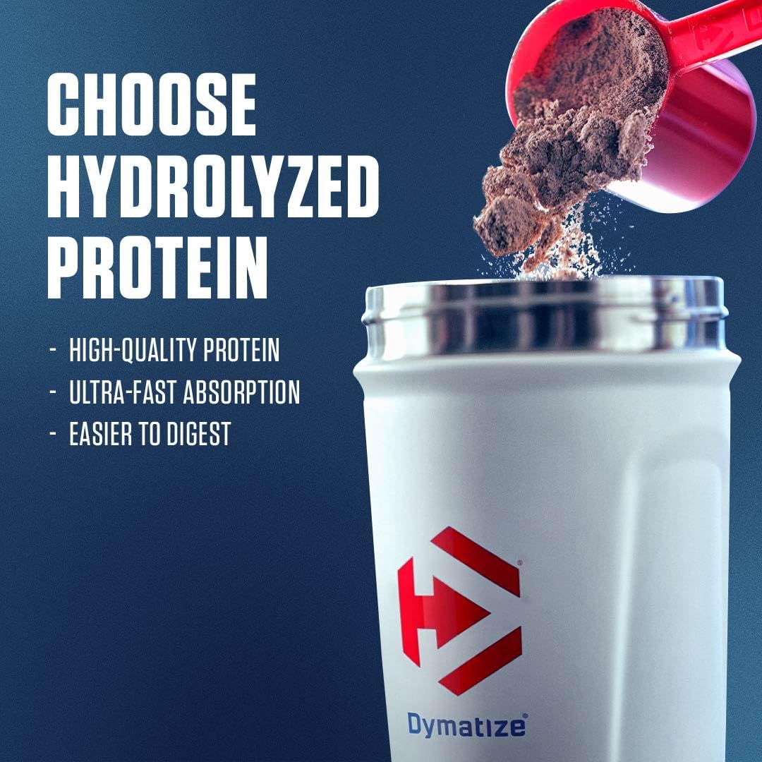 Dymatize Iso100 Hydrolyzed Whey Protein Isolate Cookies & Cream 5lb (2.27kg) – 25g Protein For Fast Muscle Recovery & Lean Muscle Support