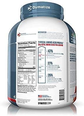Dymatize Iso100 Hydrolyzed Whey Protein Isolate Strawberry 5lb (2.27kg) – 25g Protein For Fast Muscle Recovery & Lean Muscle Support