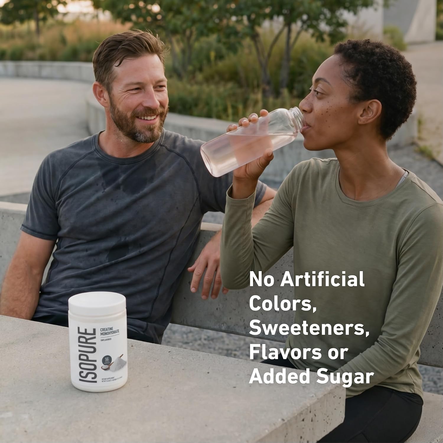 Natures Best Isopure Creatine Monohydrate Unflavoured 500g – 5g Pure Creatine For Strength & Power