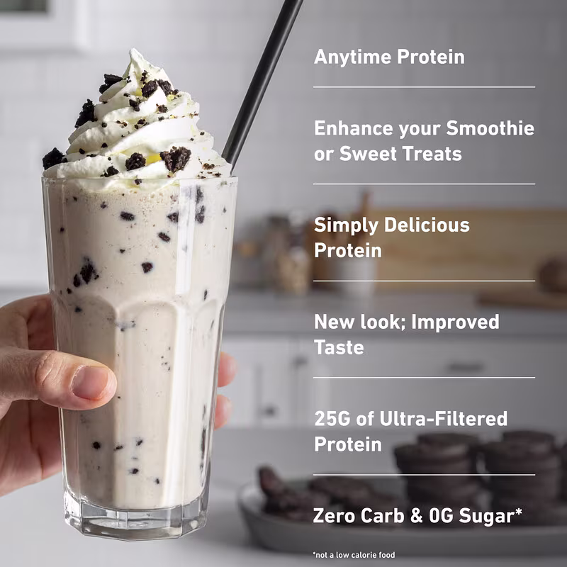Natures Best Isopure Zero Carb Whey Protein Isolate Cookies & Cream 3lb – 25g Protein For Muscle Support & Recovery