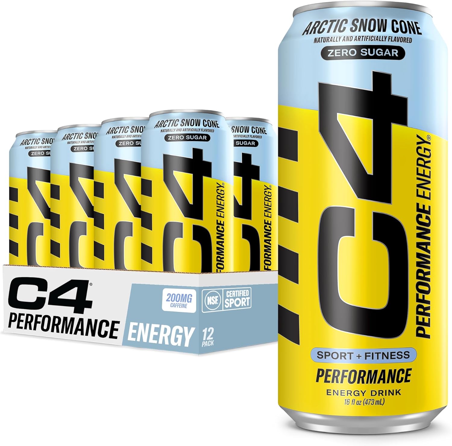 Cellucor C4 Rtd Energy Drink Arctic Snow Cone 473ml