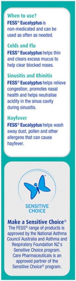 Fess Eucalyptus Saline Nasal Spray 37ml