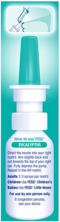 Fess Eucalyptus Saline Nasal Spray 37ml