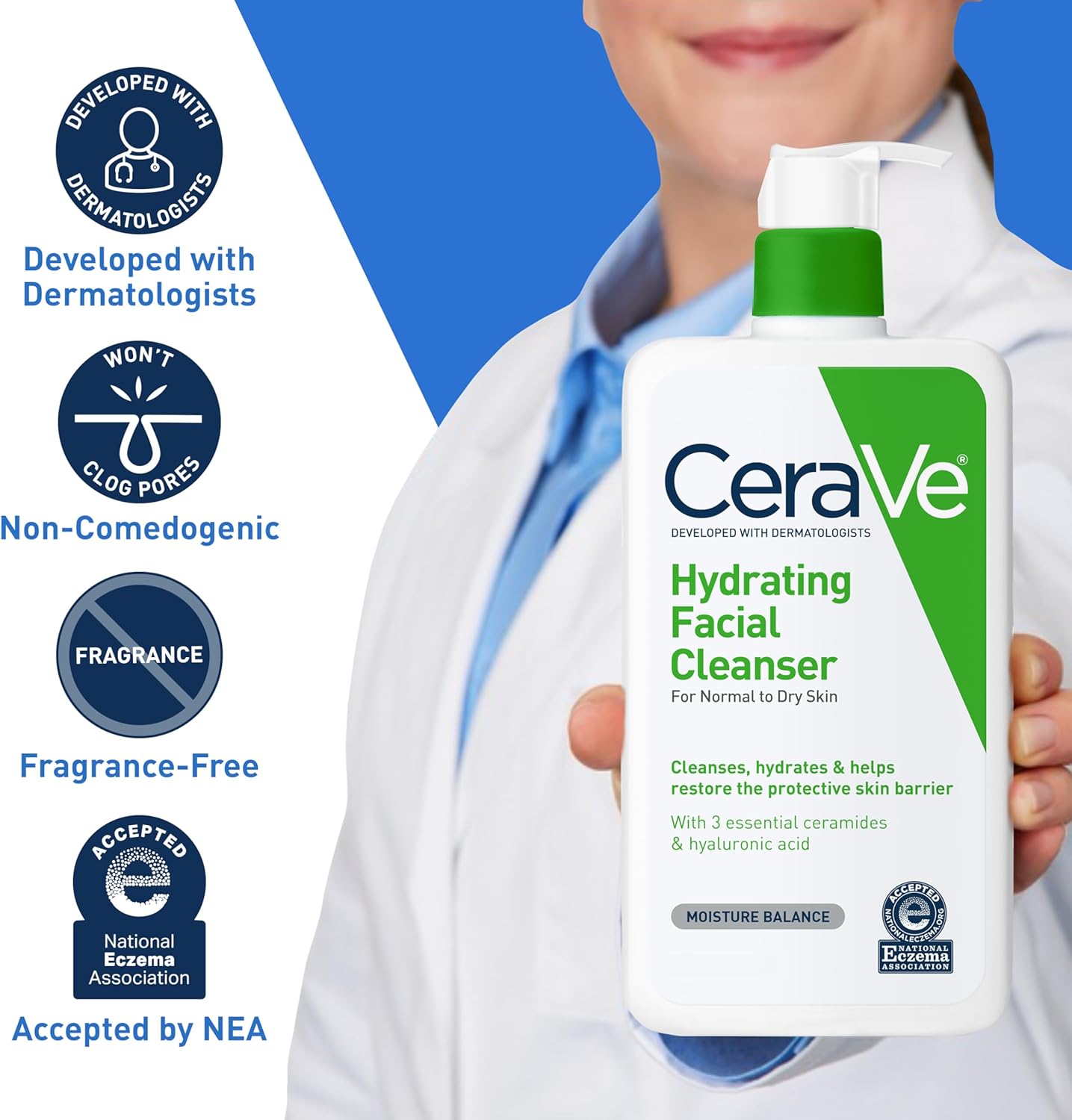 Cerave Hydrating Facial Cleanser 473ml (cv008)