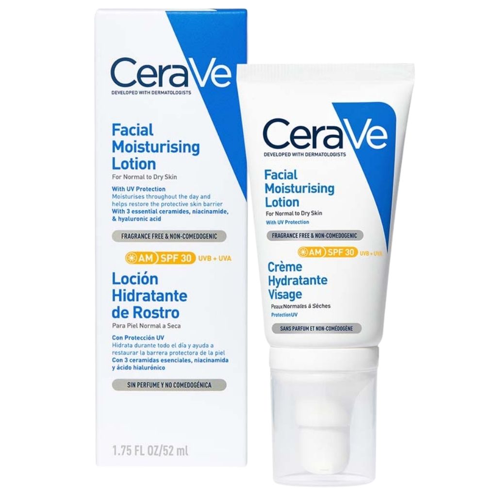Cerave Am Facial Moisturising Lotion Spf 50 For Daily Hydration & Sun Protection 52ml