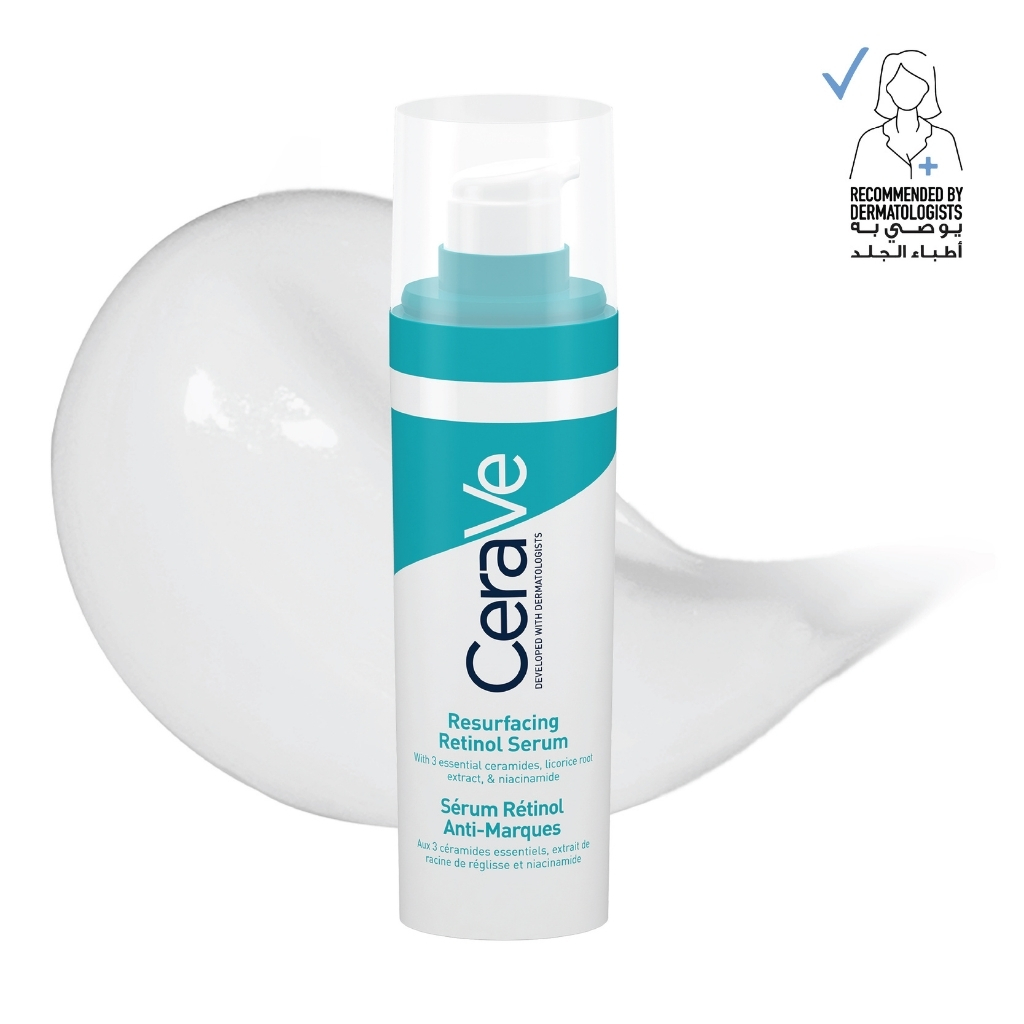 Cerave Resurfacing Retinol Serum For Post-acne Marks & Skin Texture 30ml