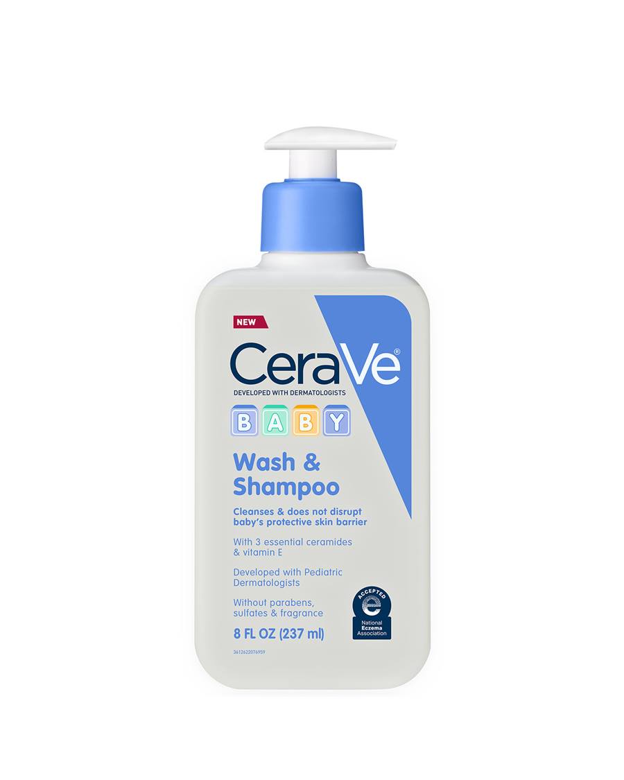 Cerave Baby Wash & Shampoo 237ml For Gentle Cleansing Of Hair & Skin