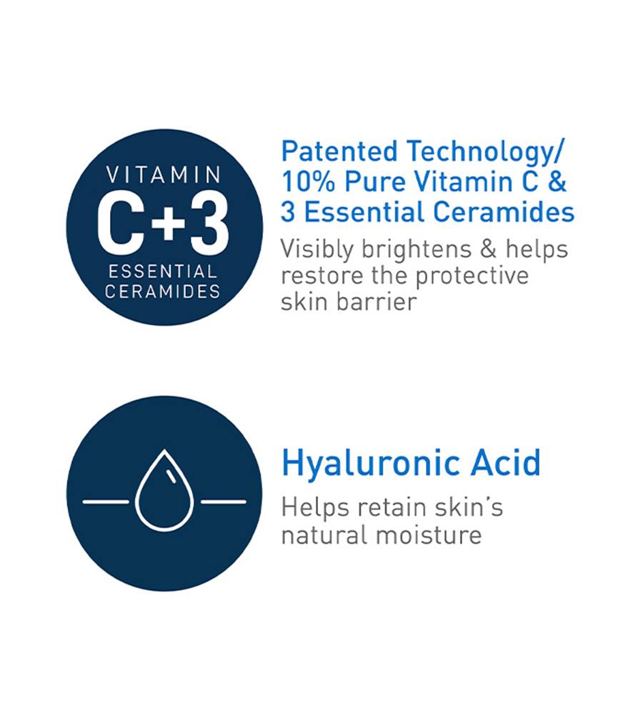 Cerave Skin Renewing Vitamin C Serum 30ml For Brightening & Antioxidant Protection