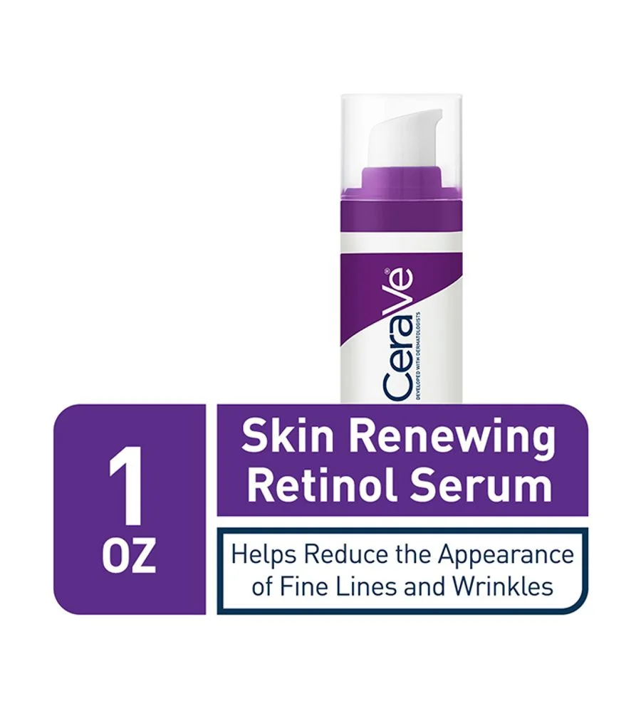 Cerave Skin Renewing Retinol Serum 30ml – Helps Smooth Fine Lines & Improve Skin Texture