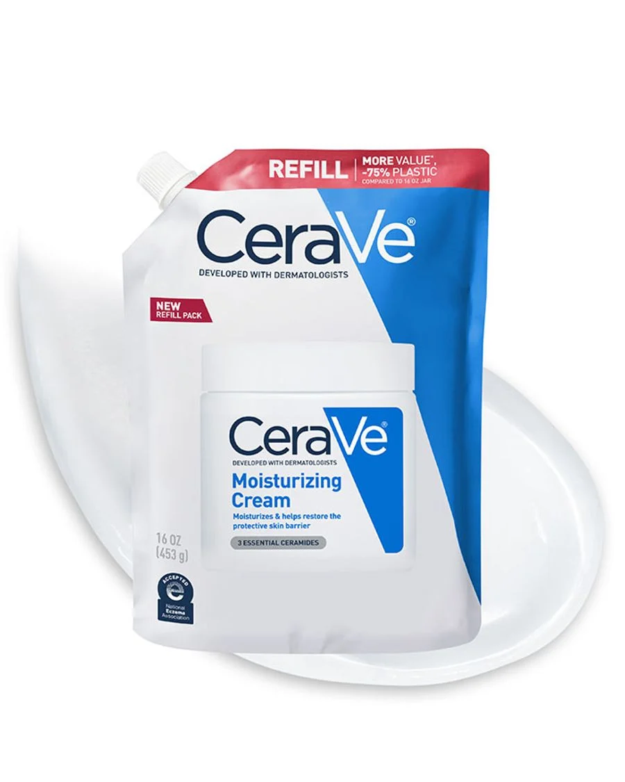 Cerave Moisturizing Cream Refill 16oz – Long-lasting Hydration & Skin Barrier Support