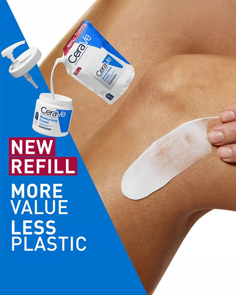 Cerave Moisturizing Cream Refill 16oz – Long-lasting Hydration & Skin Barrier Support