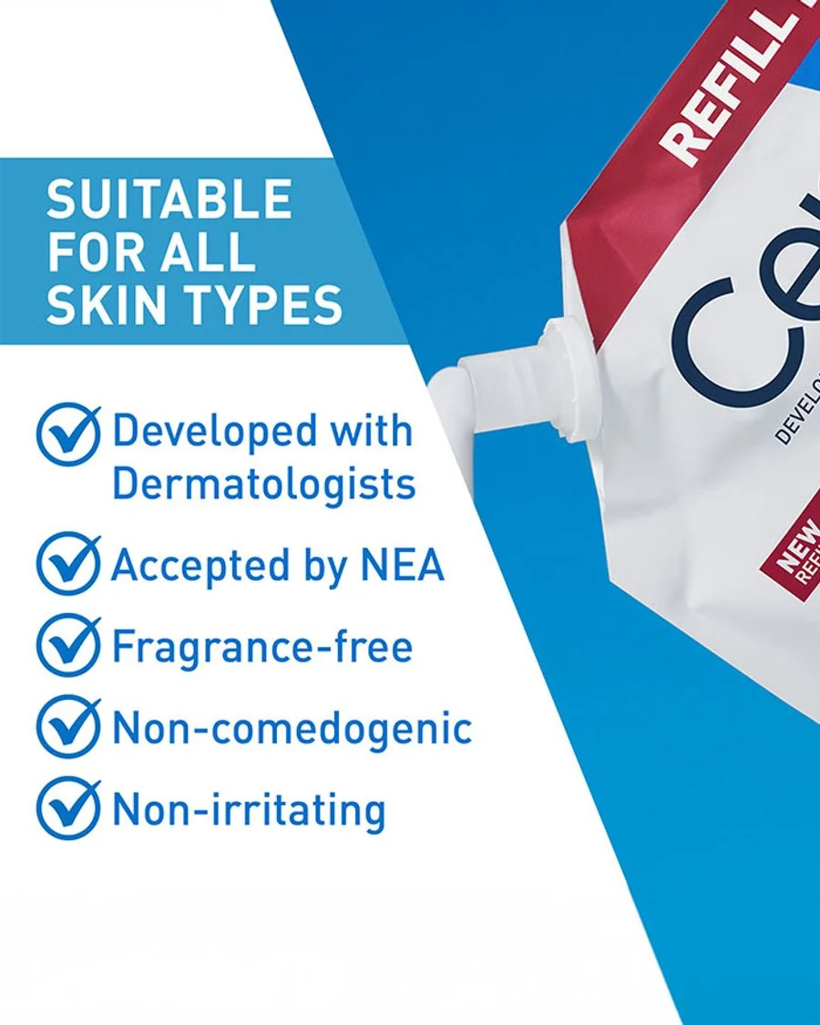 Cerave Moisturizing Cream Refill 16oz – Long-lasting Hydration & Skin Barrier Support