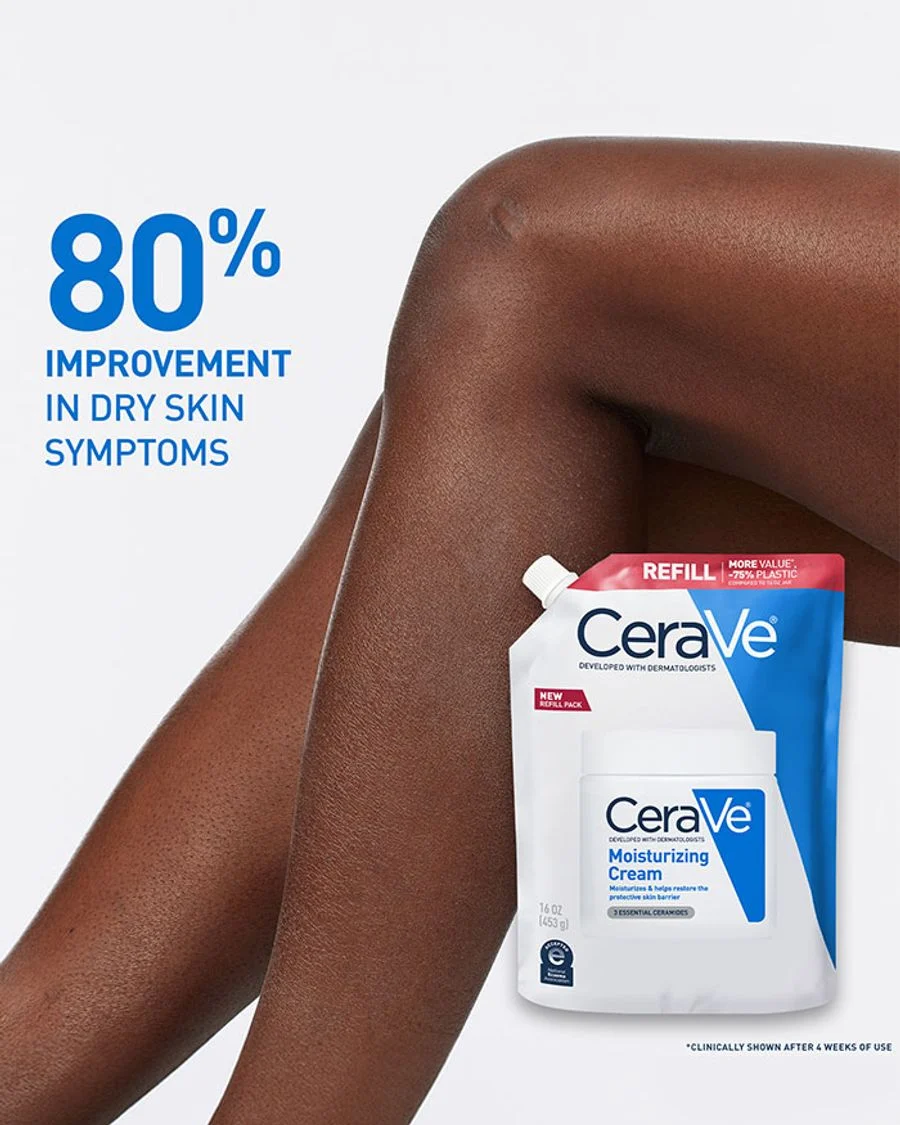 Cerave Moisturizing Cream Refill 16oz – Long-lasting Hydration & Skin Barrier Support