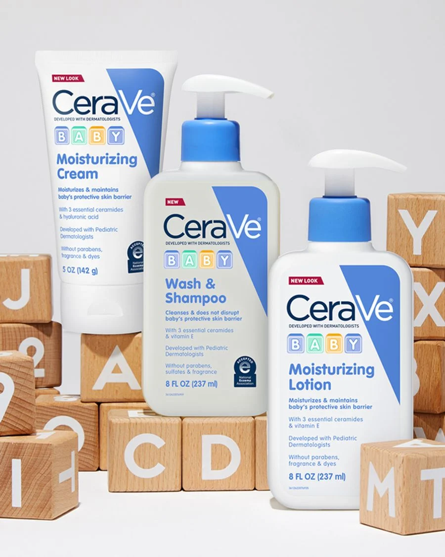 Cerave Baby Wash & Shampoo 437ml – Tear-free Gentle Cleanser With Ceramides & Hyaluronic Acid