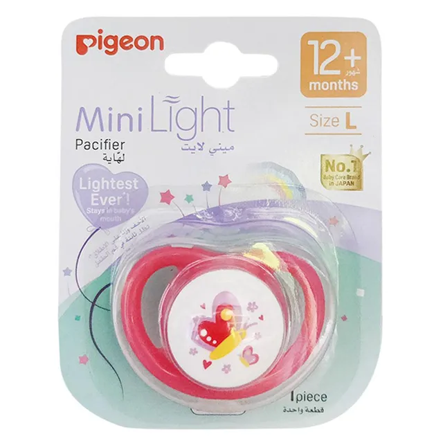 Pigeon Minilight Pacifier Size L (girl)