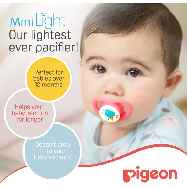 Pigeon Minilight Pacifier Size L (girl)