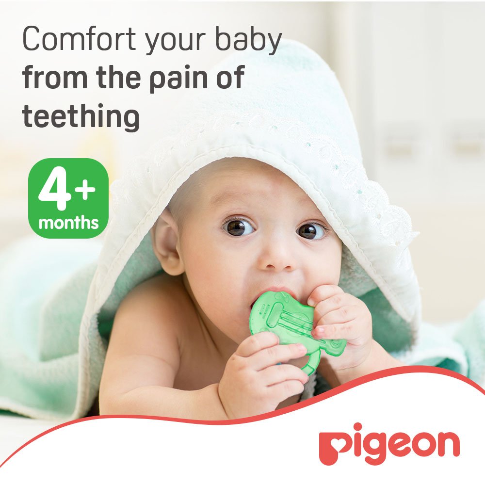 Pigeon Cooling Teether Guitar For Baby Gum Relief 13624