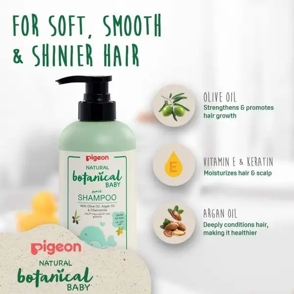 Natural Botanical Baby Shampoo, 500ml