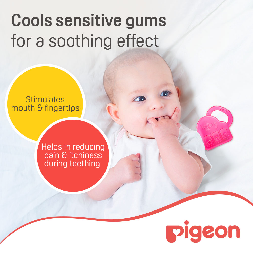 Pigeon Cooling Teether Piano For Soothing Baby Gums 13623