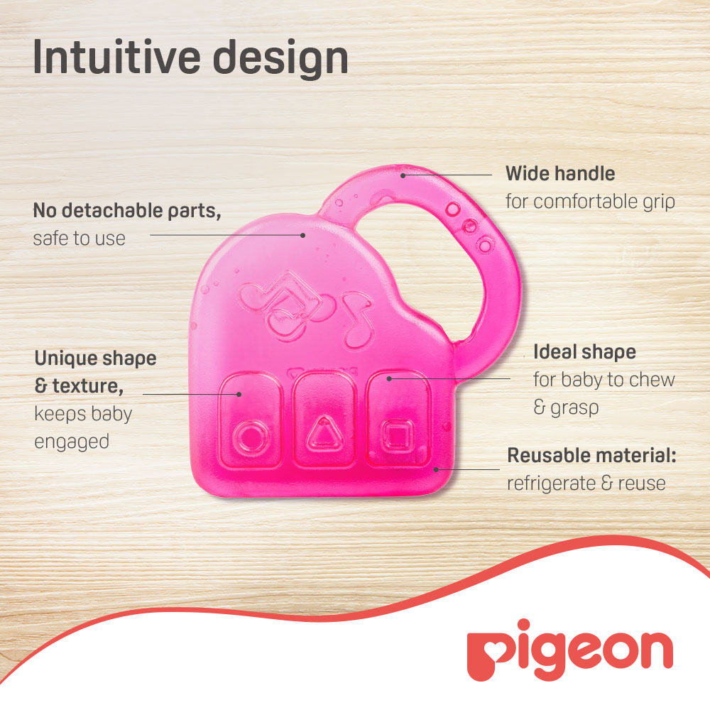 Pigeon Cooling Teether Piano For Soothing Baby Gums 13623