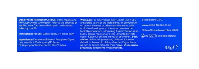 Deep Freeze Pain Relief Cold Gel 35 G