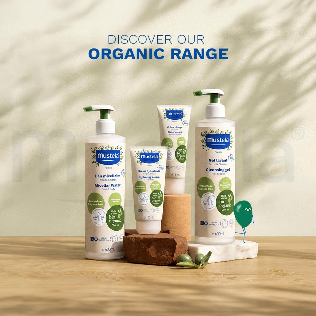 Mustela Bio Organic Multi-purpose Lotion For Face, Body & Baby Skin Care