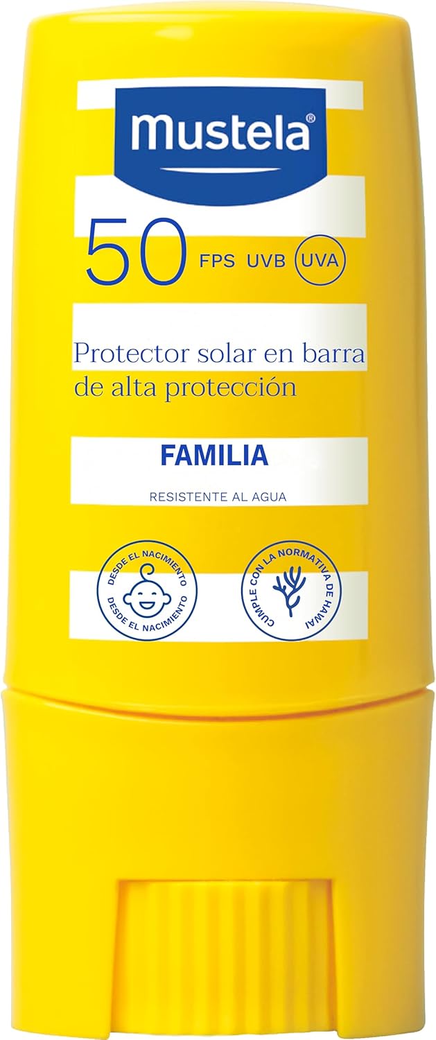 Mustela Very High Protection Sun Stick Spf50+ 9ml For Face & Sensitive Areas