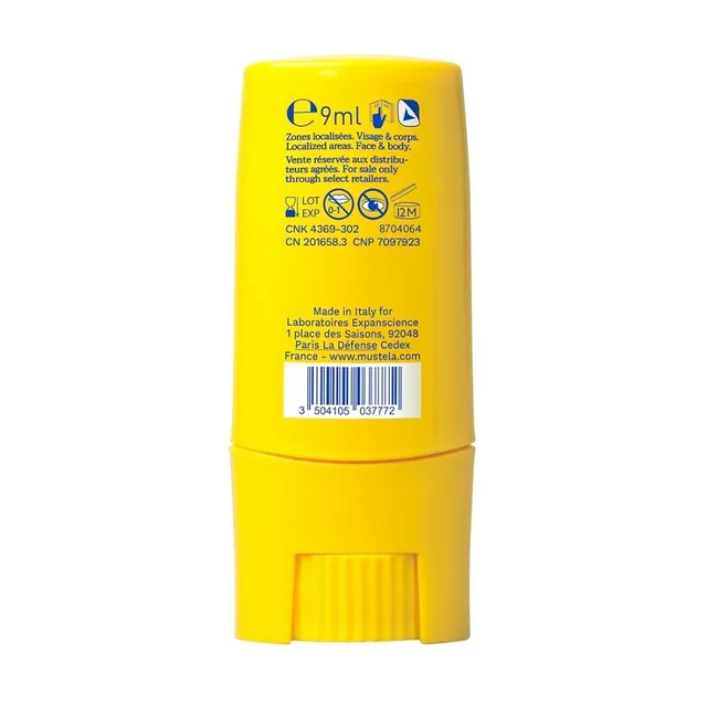 Mustela Very High Protection Sun Stick Spf50+ 9ml For Face & Sensitive Areas