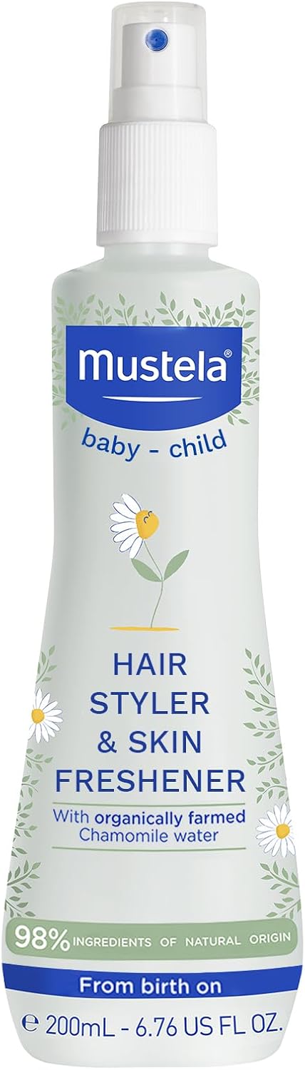 Mustela Skin Freshener 200ml For Baby & Child Hair And Body, Gentle Refreshing & Moisturizing Daily Care