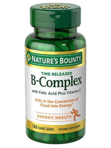 Natures Bounty B-Complex Time Release +C Tabs