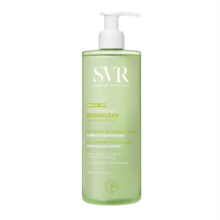 Svr Sebiaclear Foaming Gel Cleanser For Oily & Acne-prone Skin 200ml