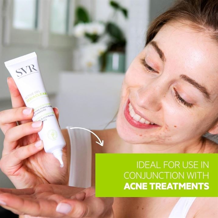 Svr Sebiaclear Active Gel For Acne Treatment & Oil Control 40ml