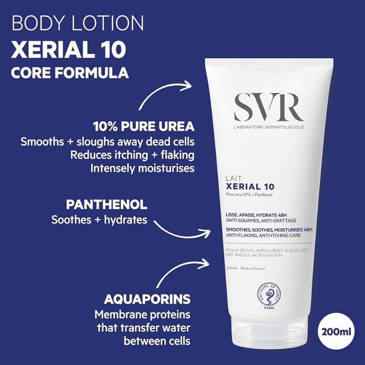 Svr Xerial 10 Moisturising Lotion For Dry & Rough Skin 200ml