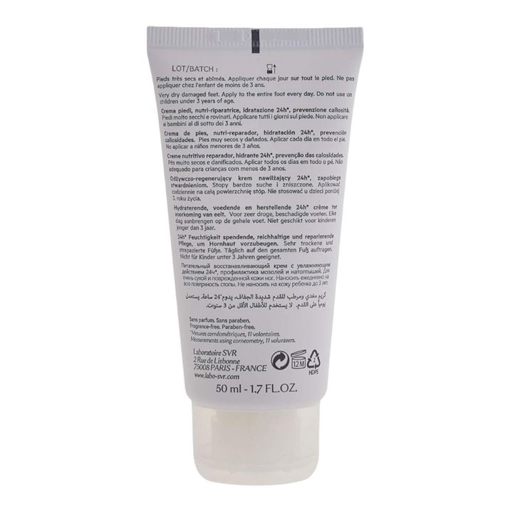Svr Xerial 30 Nutri-repair Foot Cream For Cracked Heels 50ml