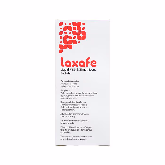 Laxafe Oral Solution Sachets, 30ml X 10