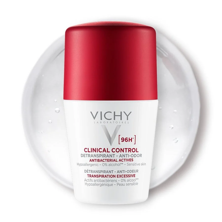 Vichy Clinical Control 96h Anti-perspirant Roll-on 50ml For Excessive Perspiration