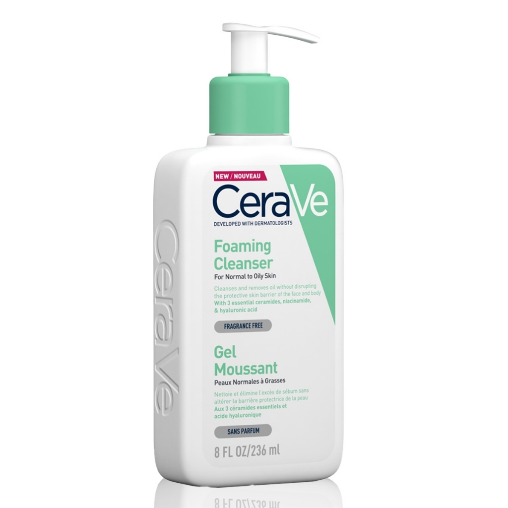 Cerave Foaming Facial Cleanser For Normal To Oily Skin 236ml