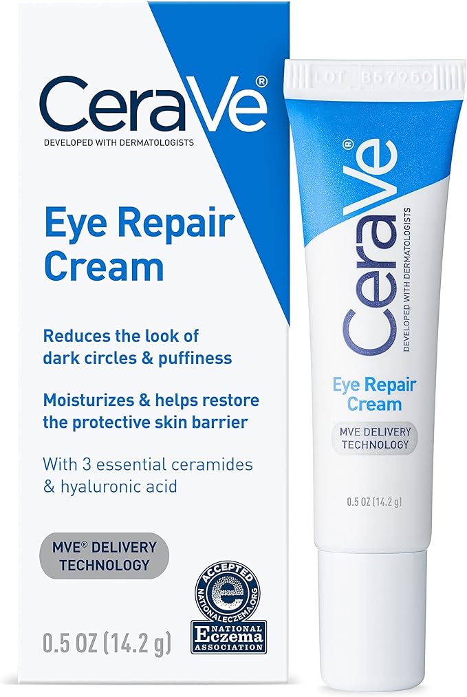 Cerave Eye Repair Cream With Hyaluronic Acid For Dark Circles & Puffiness 14ML