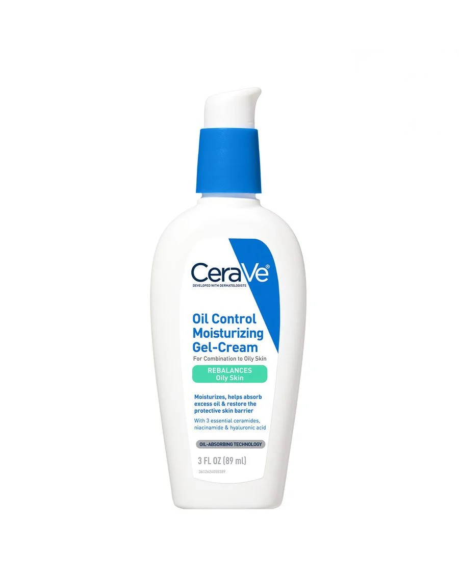 Cerave Oil Control Moisturizing Gel-cream 89ml For Oily & Acne-prone Skin With Oil Control & 24-hour Hydration