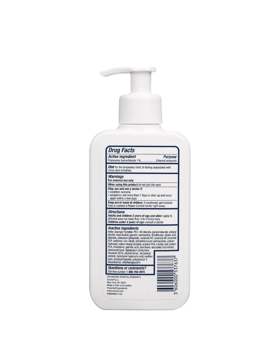 Cerave Itch Relief Moisturizing Lotion 237ml For Dry, Itchy & Irritated Skin With Fast-acting Relief