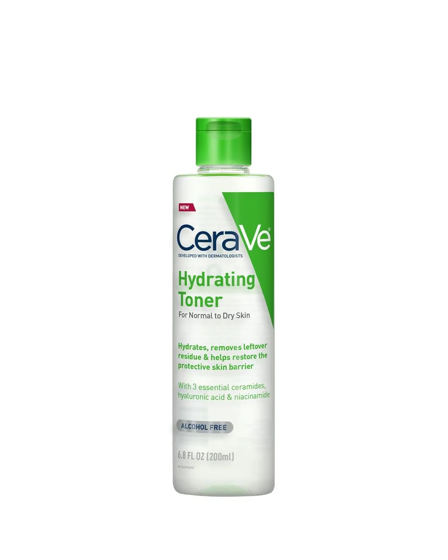 Cerave Hydrating Toner 200ml For Dry & Sensitive Skin With Ceramides, Hyaluronic Acid & Niacinamide