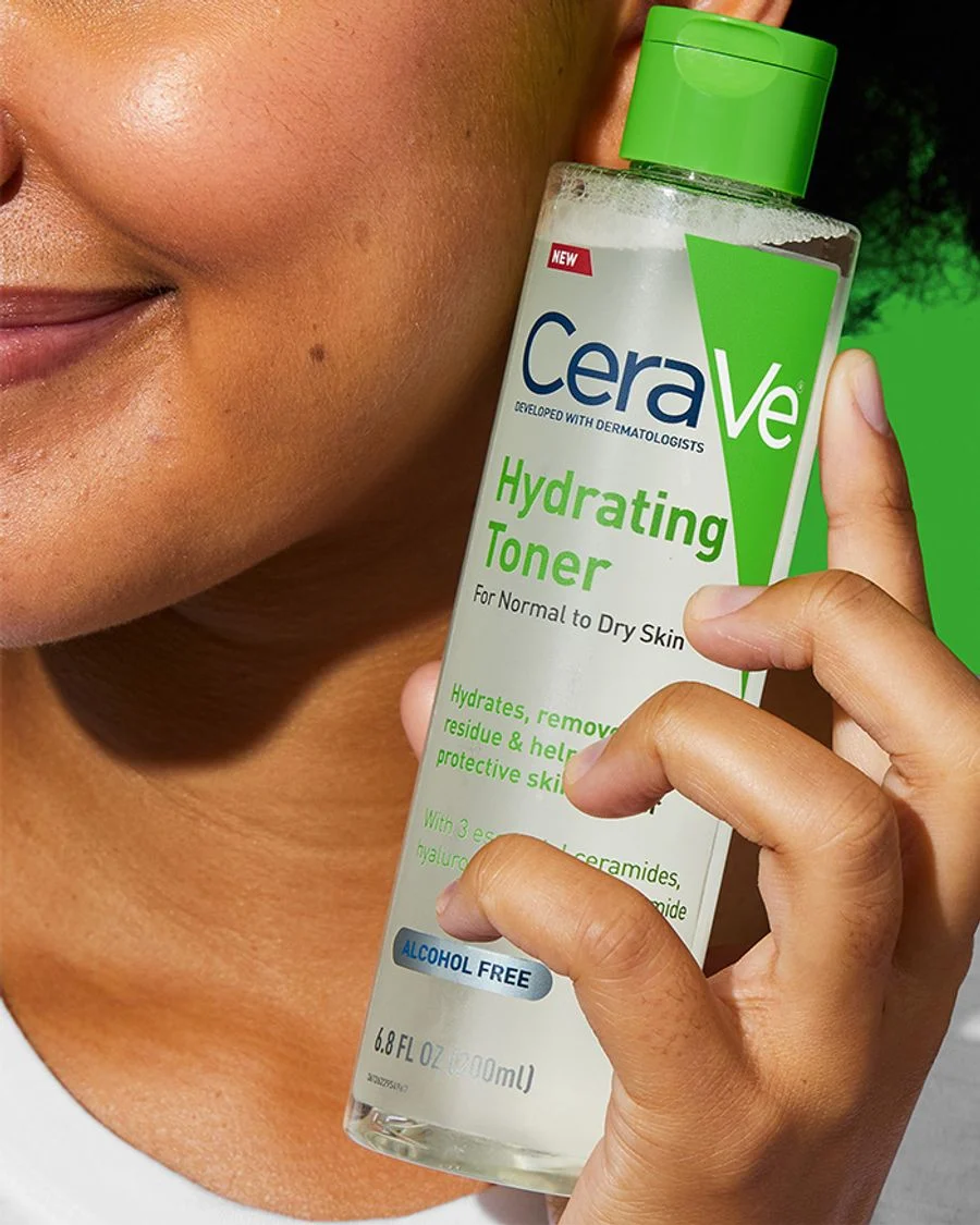 Cerave Hydrating Toner 200ml For Dry & Sensitive Skin With Ceramides, Hyaluronic Acid & Niacinamide