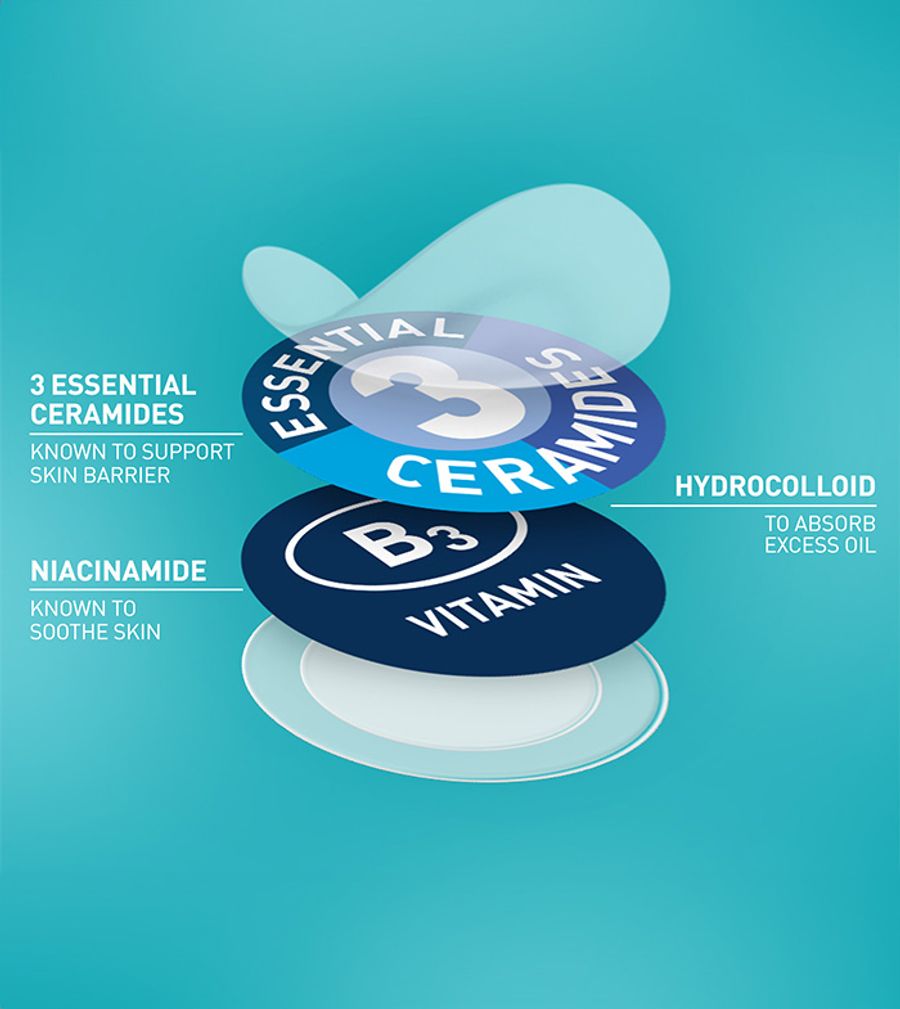 Cerave Blemish Barrier Patches 22's For Acne Pimples, Spot Protection & Faster Healing