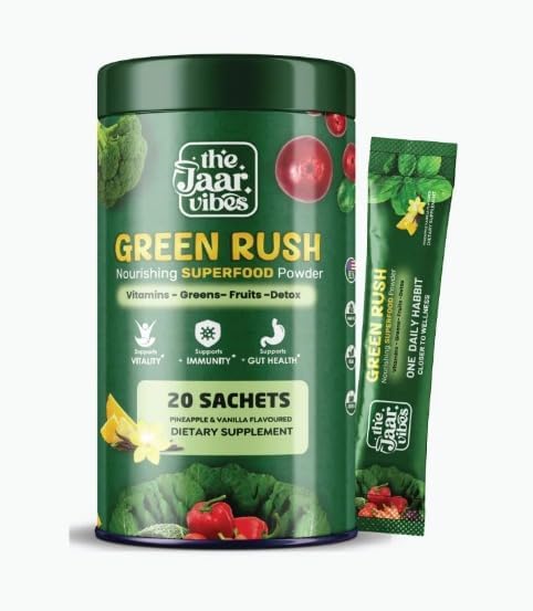 Green Rush Superfood Powder 20 Sachets For Daily Greens & Nutritional Support