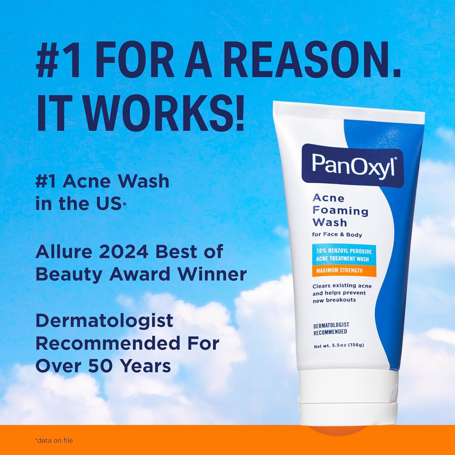 Panoxyl Acne Foaming Wash 10% Benzoyl Peroxide 156g – Clears Acne & Helps Prevent Breakouts