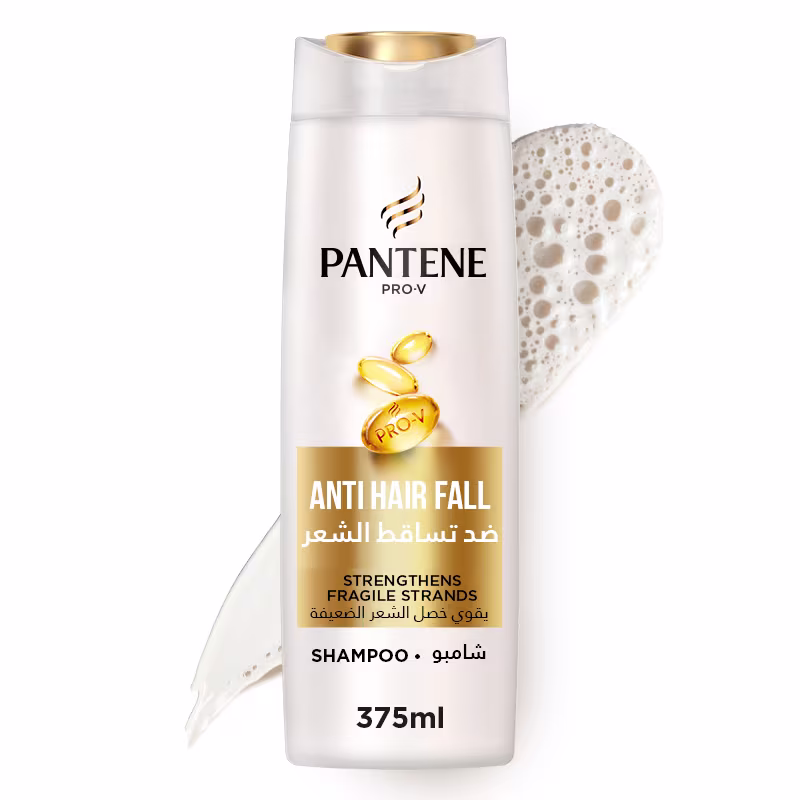 Pantene Pro-v Anti Hair Fall Shampoo 390ml – Strengthens Hair & Helps Reduce Breakage-related Hair Fall