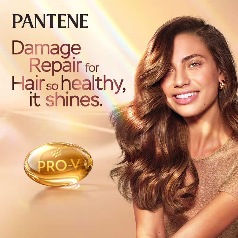 Pantene Pro-v Anti Hair Fall Shampoo 390ml – Strengthens Hair & Helps Reduce Breakage-related Hair Fall