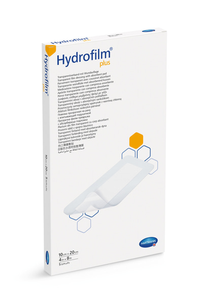 Paul Hartmann Hydrofilm Plus Transparent Film Dressing, 10x20cm, Pack Of 25 (htc.685778)