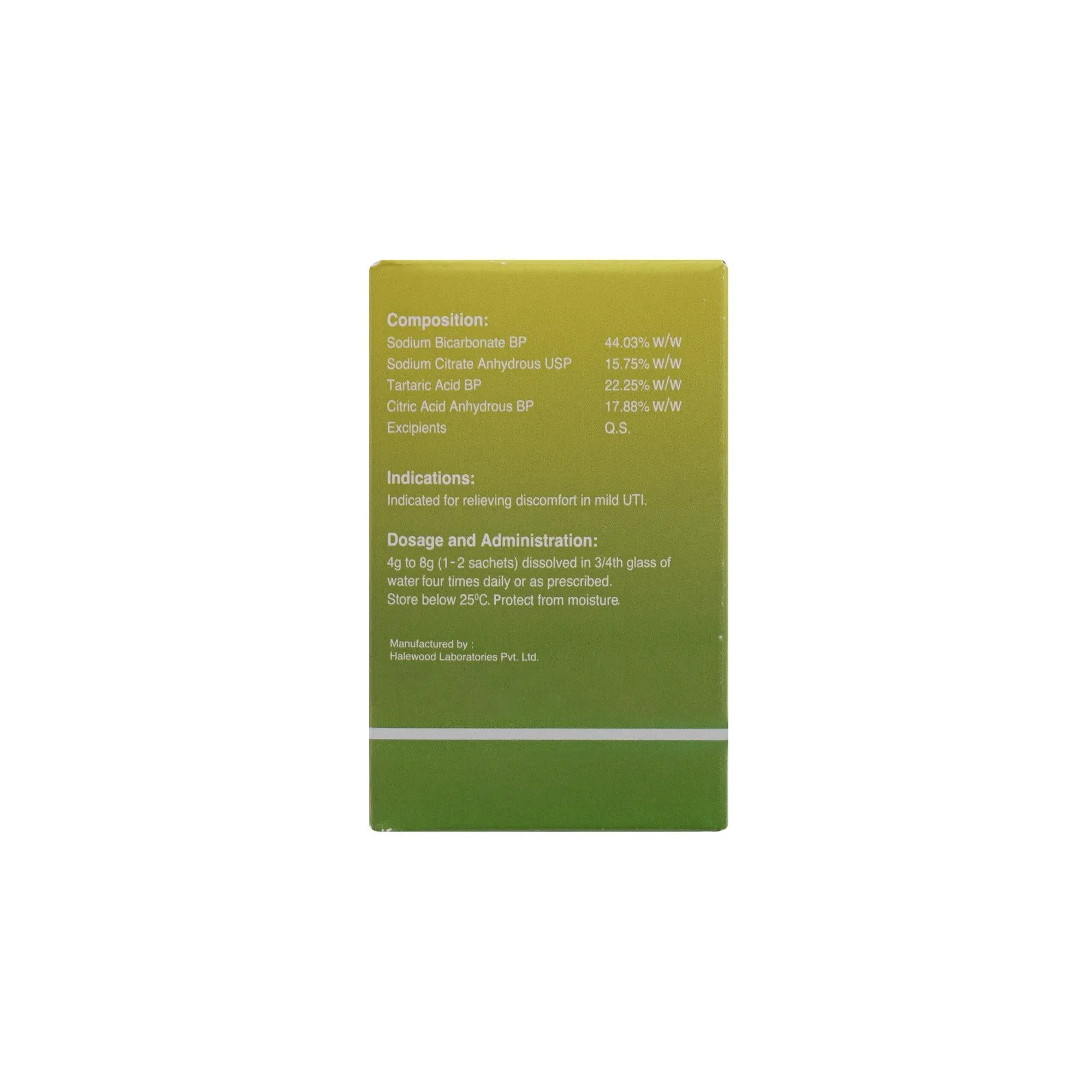 Urakt Effervescent Powder Lemon 4g