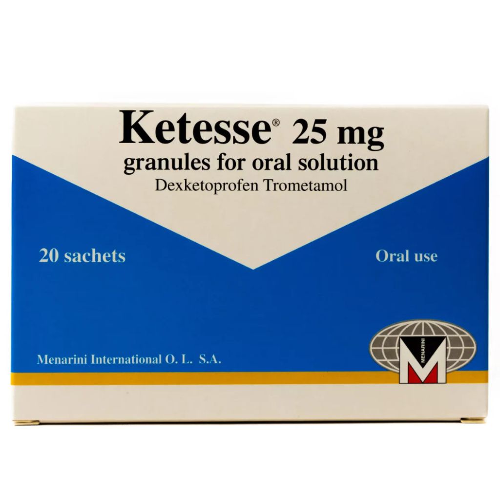 Ketesse 25mg Sachets For Pain Relief 20's